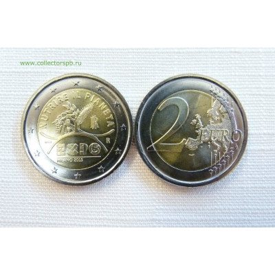 Монета 2 евро 2015 г. Италия. "EXPO 2015 в Милане"